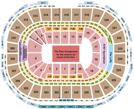 TD Garden Boston Beanpot Seating Chart